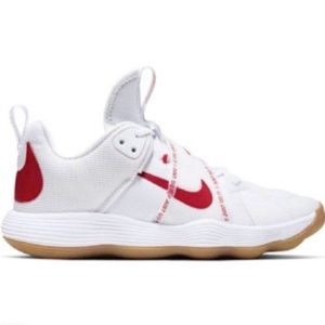 Used Nike Women’s React Hyperset Red and white Shoes, SZ 9.5